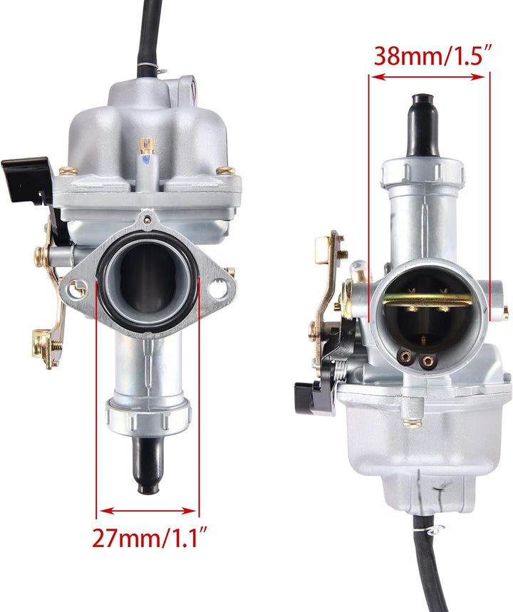 WOOSTAR PZ27 Vergaser 27mm mit Vergaser Kabel Ersatz für XR CRF 100ccm 125ccm 150ccm 200ccm Pit Dirt