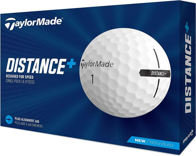 2021 TaylorMade Distance+ Golfbälle Weiss/opulenter Garten Distance+ Golfbälle, Weiss/opulenter Gart