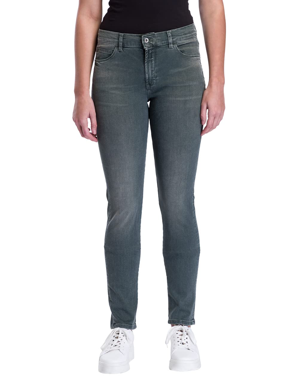 Pioneer Damen Katy Hose 34W / 28L Green Used Buffies (5824), 34W / 28L Green Used Buffies (5824)