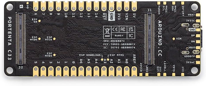 Arduino Portenta C33 [ABX00074] – Arm Cortex-M33 unterstützt MicroPython, ideale Lösung für IoT-Gate