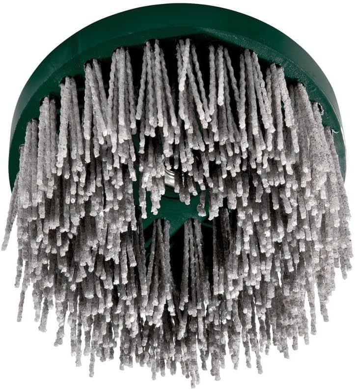 metabo Tellerbürste 130 mm M14 P80 SiC – Schleifbürste mit gewellten Siliciumcarbid-Borsten Ø 1,27 m