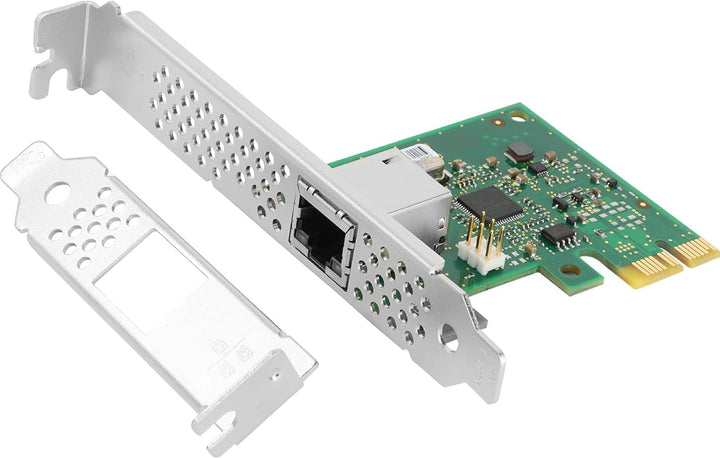 Euqvos für Intel I210-T1 GbE NIC, PCI-E X1, I210 Chipset, Single RJ45 Port, Ethernet Server Adapter,