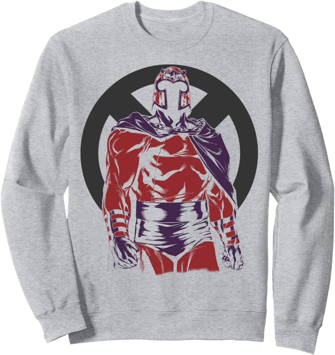 Marvel X-Men Magneto Epic Tonal Silhouetted Sweatshirt