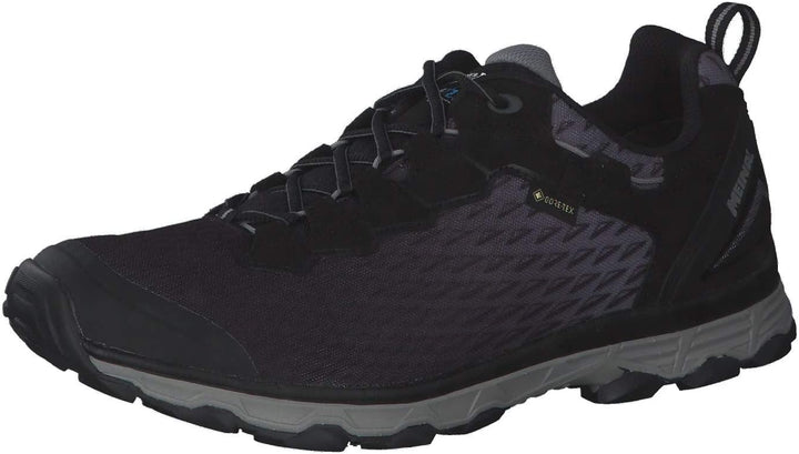 Meindl Activo Sport GTX Herren Wanderschuhe 42.5 EU Schwarz Silber, 42.5 EU Schwarz Silber