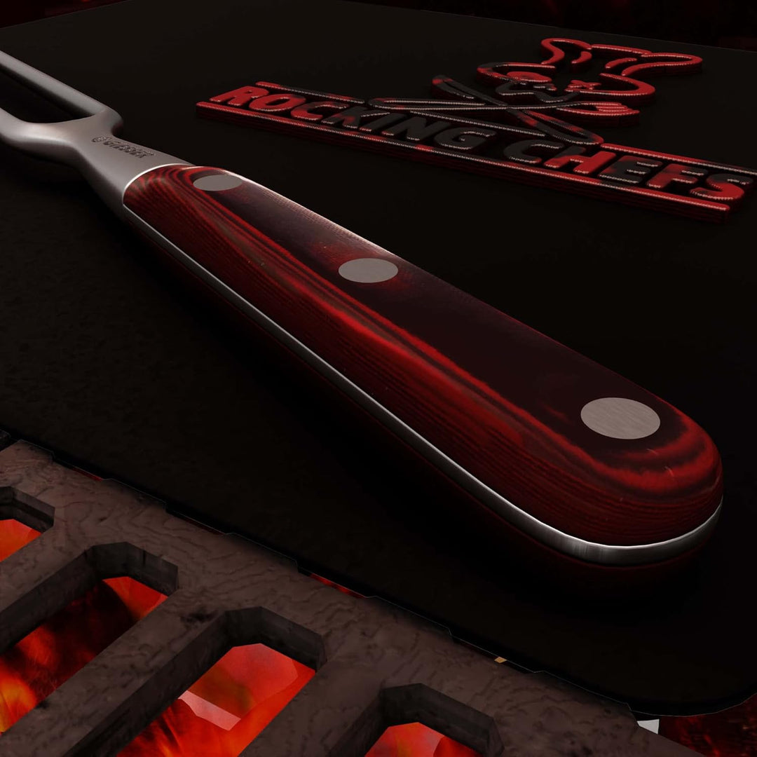 GIESSER seit 1776 - Made in Germany - Tranchiergabel 21 cm Rocking Chefs, PremiumCut Fork No 1, Flei
