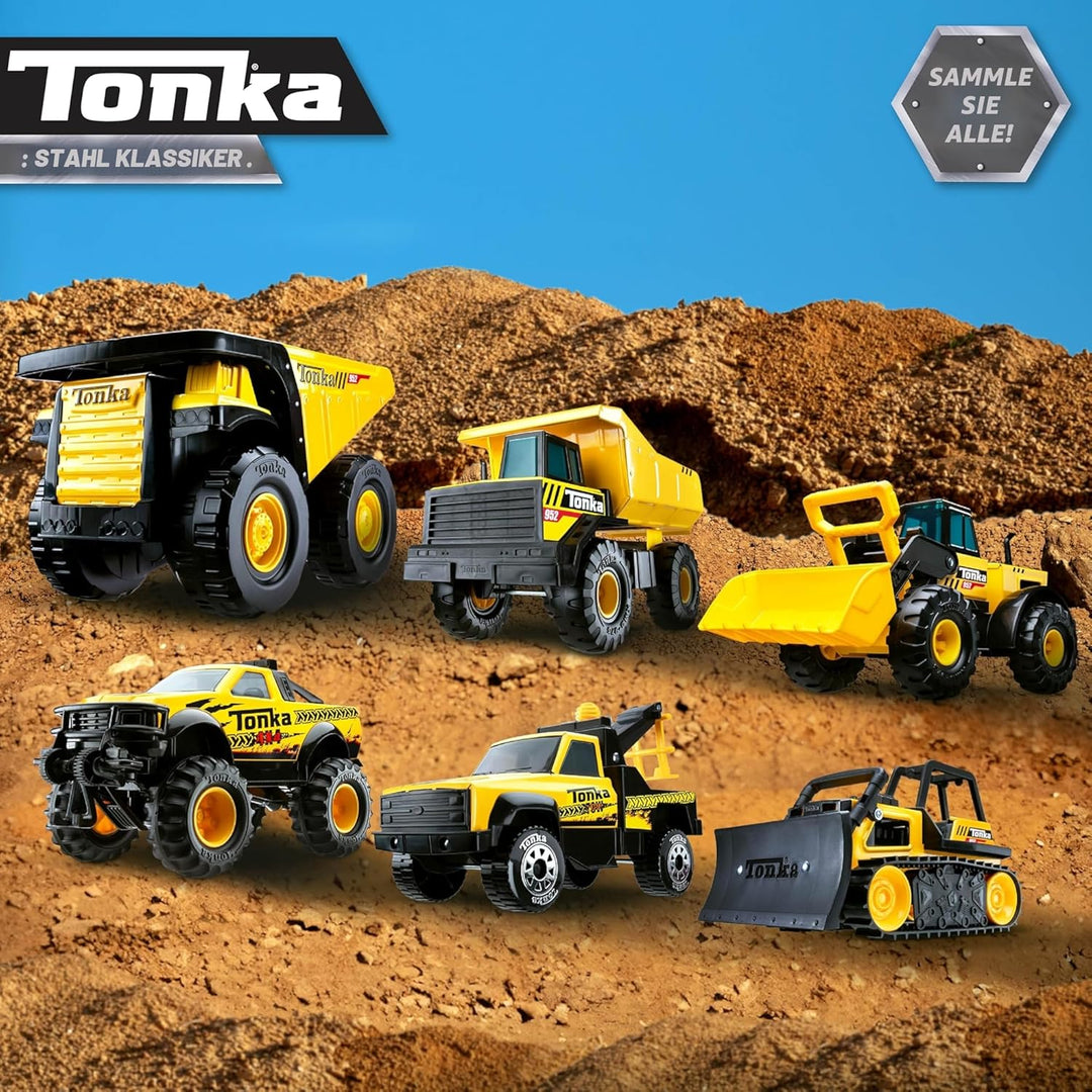 Micro Metals - Muldenkipper, Zementmischer, Bulldozer, Müllwagen, Tonka, Konstruktionsspielzeug für