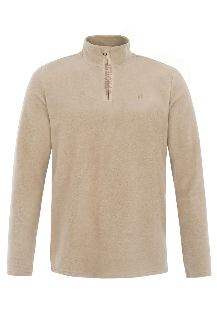 Protest Herren 1/4-reissverschluss PERFECTO XXL Bamboobeige, XXL Bamboobeige