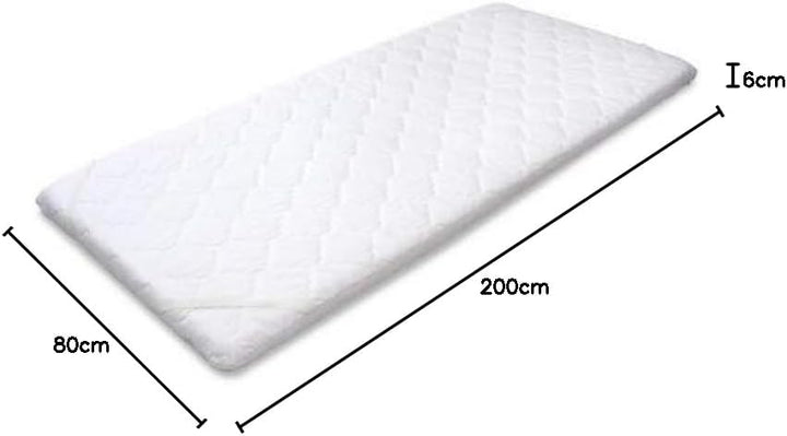 MSS® Matratzenauflage/Topper mit Noppen-Struktur und gesteppten Bezug - 80 x 200 cm - 6 cm hoch 80 x