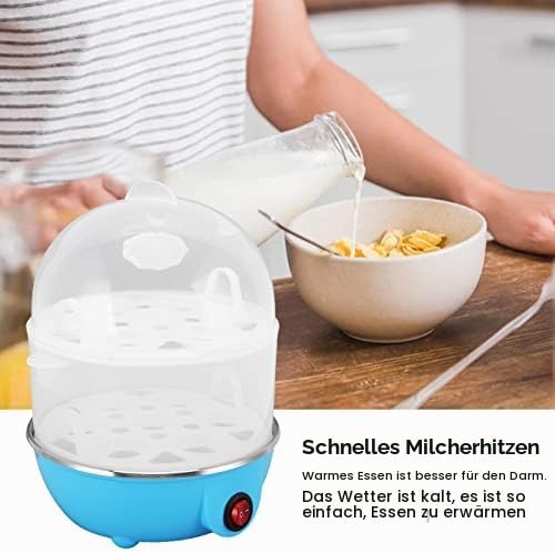 Eierkocher, Eierkocher für Zuhause, 350 W, 2 Schichten, 14 Eier pro Mal, automatische Abschaltung, s