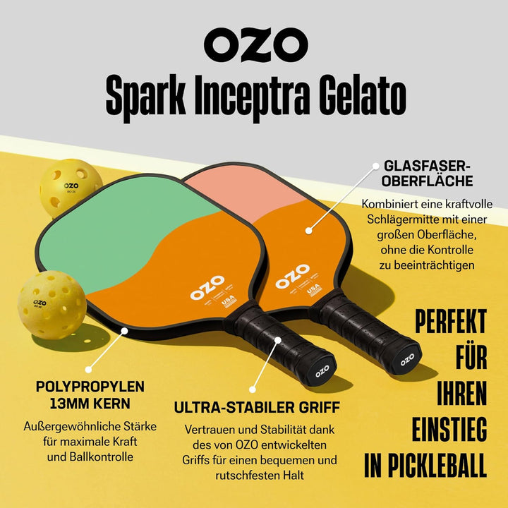 OZO Pickleball Einheitsgrösse Pistachio & Melon + Strawberry & Melon, Einheitsgrösse Pistachio & Mel