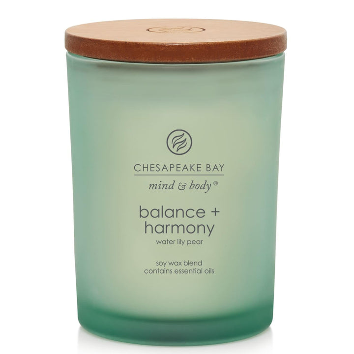 Chesapeake Bay Candle Duftkerze Balance + Harmony (Seerose Birne), Medium, Wohnkultur
