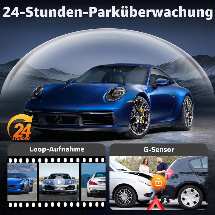 LAMTTO Wireless Carplay Display fürs Auto 9 Zoll Autoradio für A-pple CarPlay &amp; Android Auto mit Das