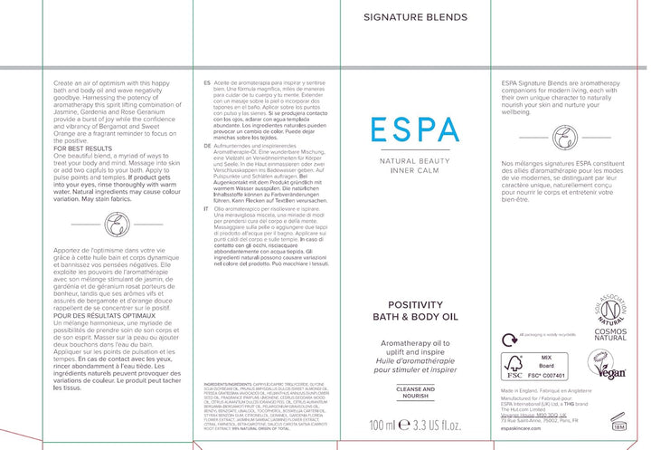 ESPA | Positivity Bade- und Körperöl | 100 ml