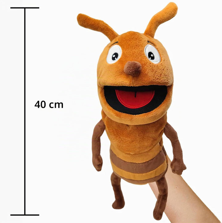 Insekten-Handpuppen für Kinder, Kleinkinder, inklusive Bienen, Schmetterlingen, Libellen usw. mit be