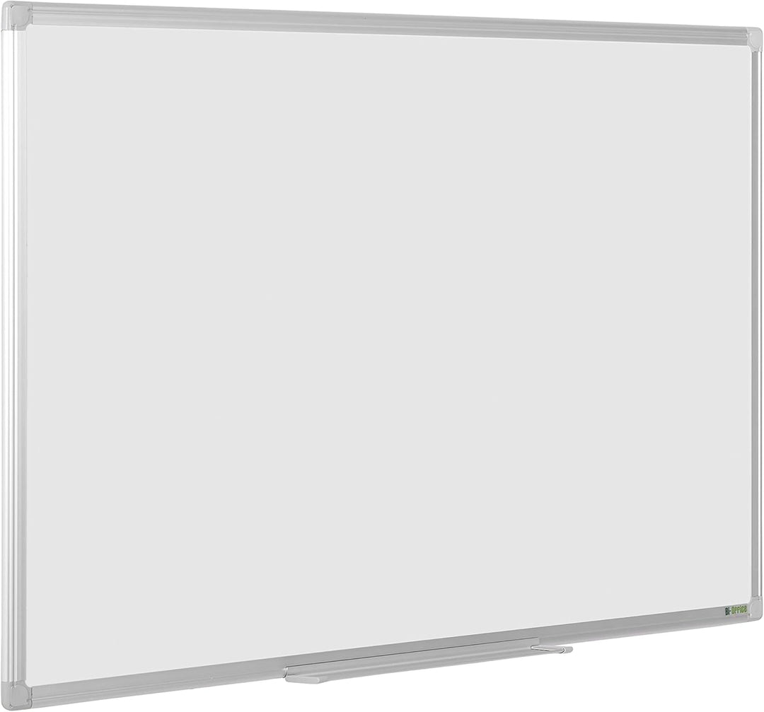 Bi-Office Earth - Umweltfreundliches Whiteboard, mit Aluminiumrahmen und Stifteablage, Magnettafel,