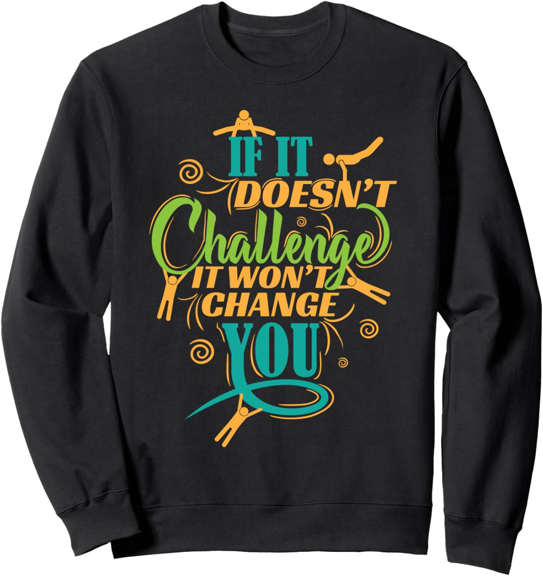 Calisthenics mit Körpergewicht "Challenge You" Sweatshirt