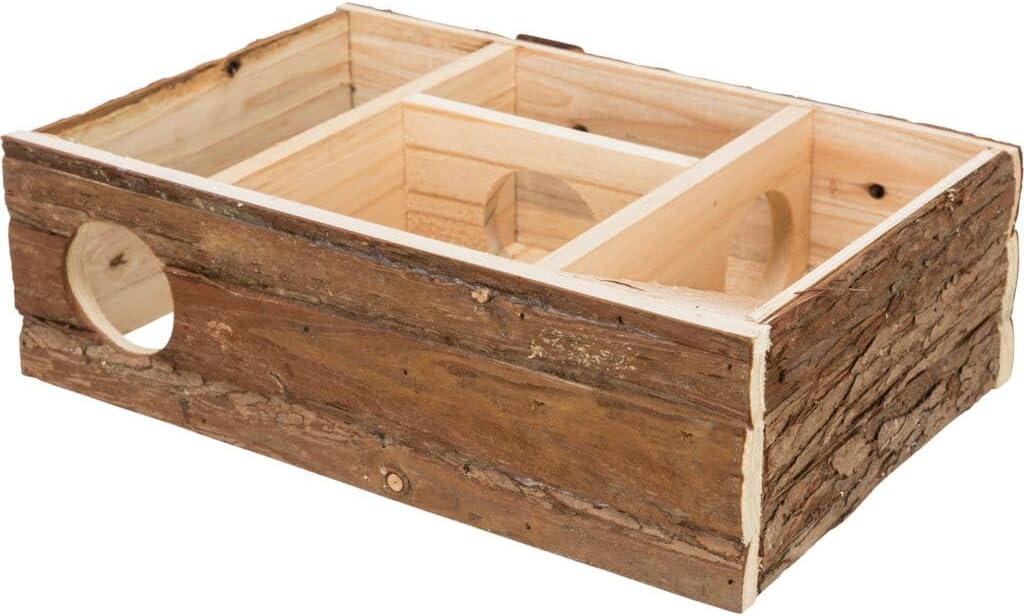 Trixie 6201 Natural Living Labyrinthhaus Leif, 35 × 11 × 25 cm braun Hund 35 × 11 × 25 cm Einzeln, 3