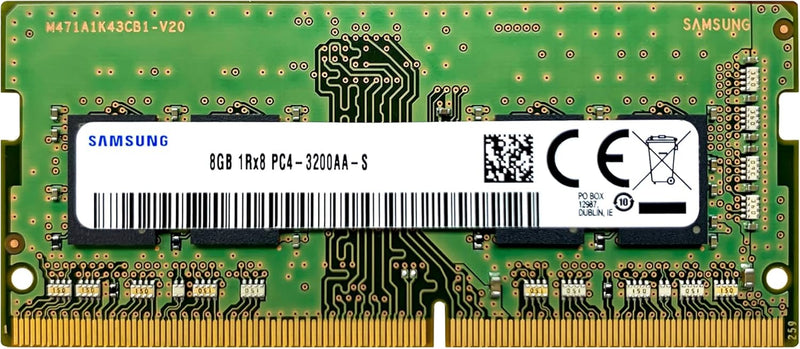 8GB DDR4 3200MHz PC4-25600 1,2V 1Rx8 260-Pin SODIMM Laptop Arbeitsspeicher RAM Module M471A1K43DB1-C