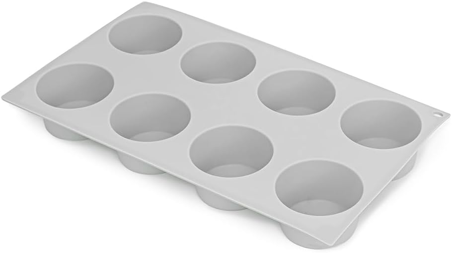 CÉCOA • Kuchenform • Backform für 8 Muffins • Silikon Pro • Antihaftbeschichtung & robust • Einfache