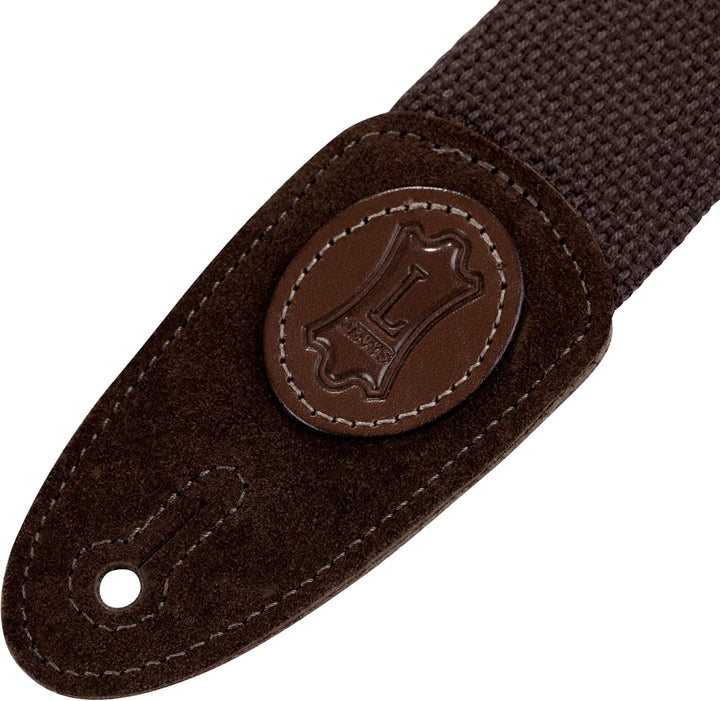 Levy's MSSC8-XL-BRN Gitarrengurte 2" Signature Series Cotton Strap - Brown XL Braun, Braun