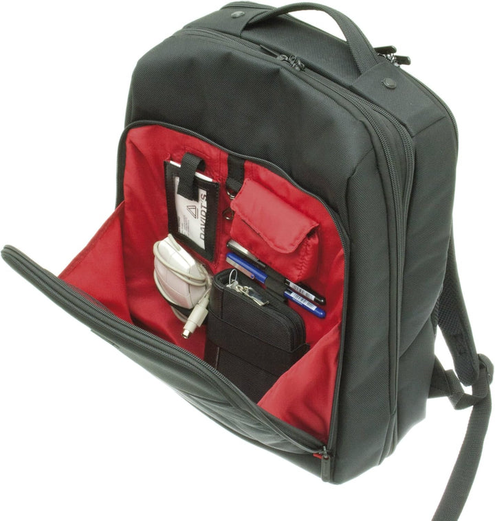 Business Rucksack 32x43x18 cm Akten Laptop-Fach Schwarz 261 008 Davidts Bowatex
