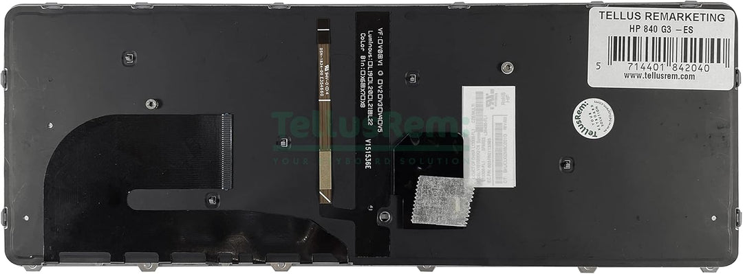 ersatztastatur Spanisch Hintergrundbeleuchtung für HP 840 G3, 745 G3, 840 G4, 745 G4 Backlit Spanisc