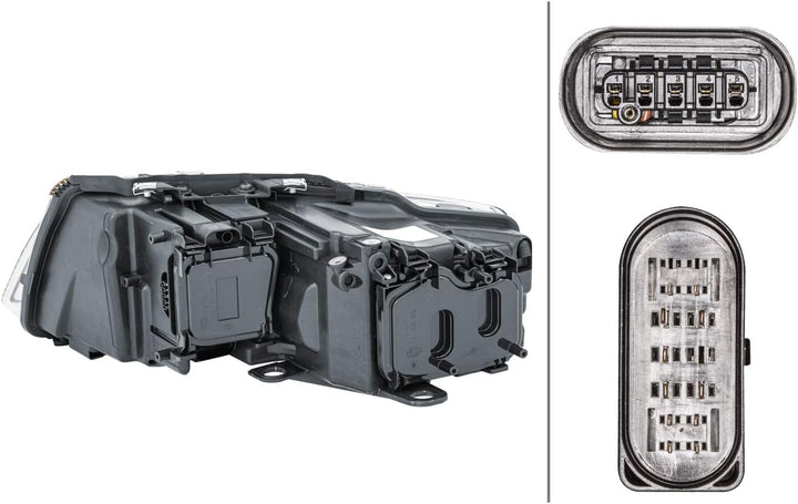 HELLA 1EL 009 236-621 Bi-Xenon-Hauptscheinwerfer - rechts - für u.a. Audi A8 (4E2, 4E8) Rechts (Beif
