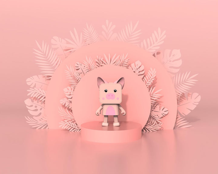 Bluetooth-Lautsprecher Tanzendes Schwein - Kleiner Tragbarer Lautsprecher - Leistungsstarke Boxen -
