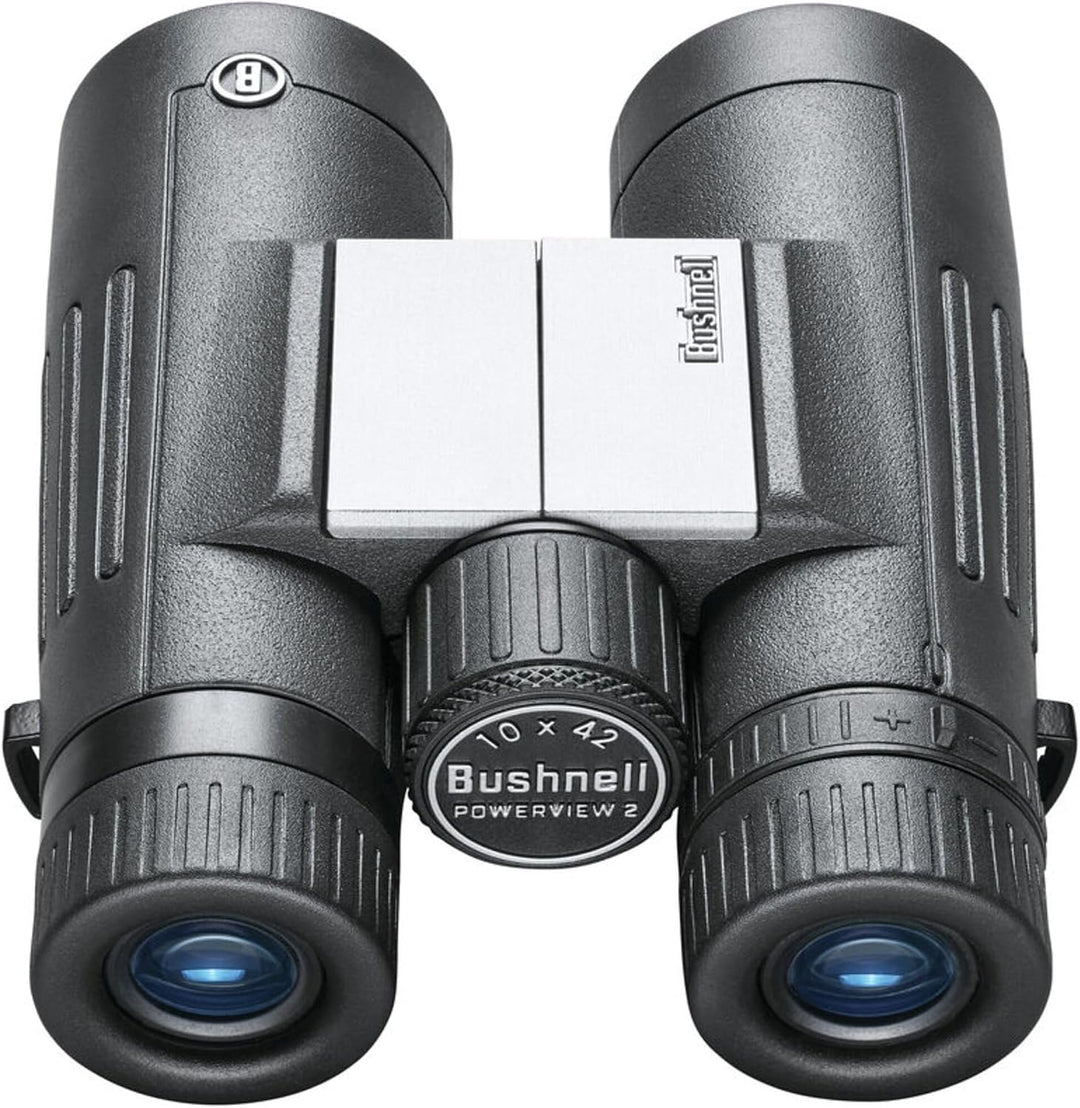 Bushnell - Powerview 2 - Fernglas - 10x42 - Dachkant - Aluminium Metallgehäuse - Mehrschichtvergütun