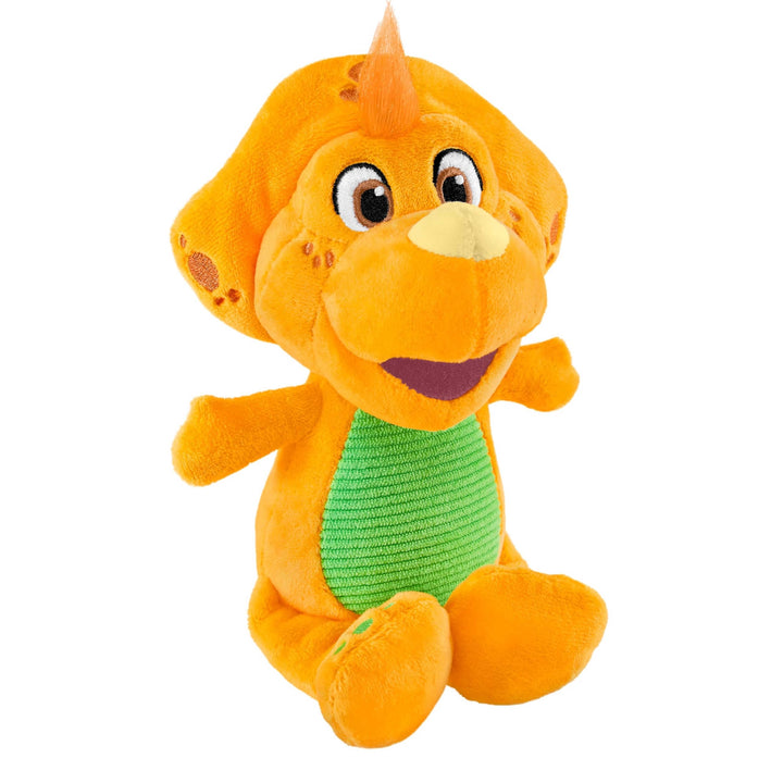 Fisher-Price Barneys Welt Spielzeug für Kleinkinder Plüsch-Dinosaurier Billy ca. 16,5 cm Figur für K