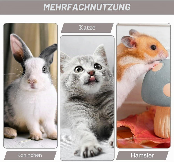 MiOYOOW Hängematte für Katzen tragbare kleine Haustierkäfig-Hängematte warmes Rattenhausbett mit ver