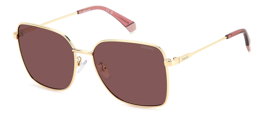 Polaroid Unisex Sonnenbrille PLD 4158/G/S/X 58/16/145 Damen Sunglasses, NOA/KL Gold BURGNDY, 58
