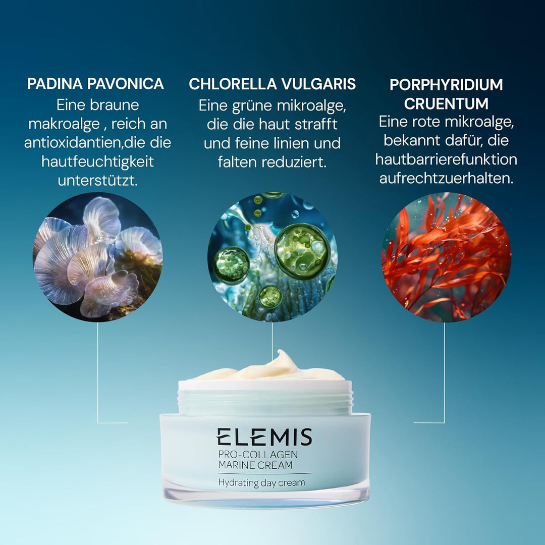 Elemis Pro-Collagen-Marine-Creme, LSF 30, Anti-Falten-Tagescreme, 1er Pack (1 x 50 ml) 50 ml (1er Pa