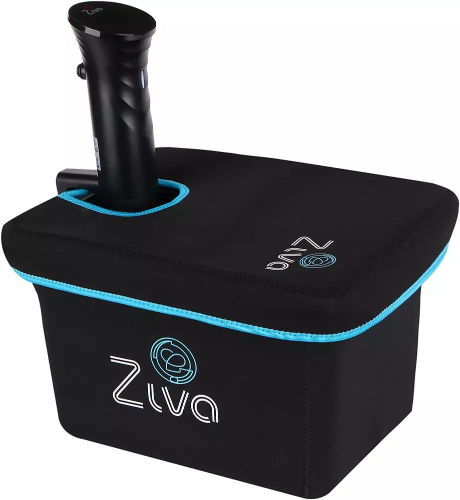 Isolierungsset: Ziva Medium sous-vide Wasserschale + Deckel mit Aussparung + Isolierhüllen 12L