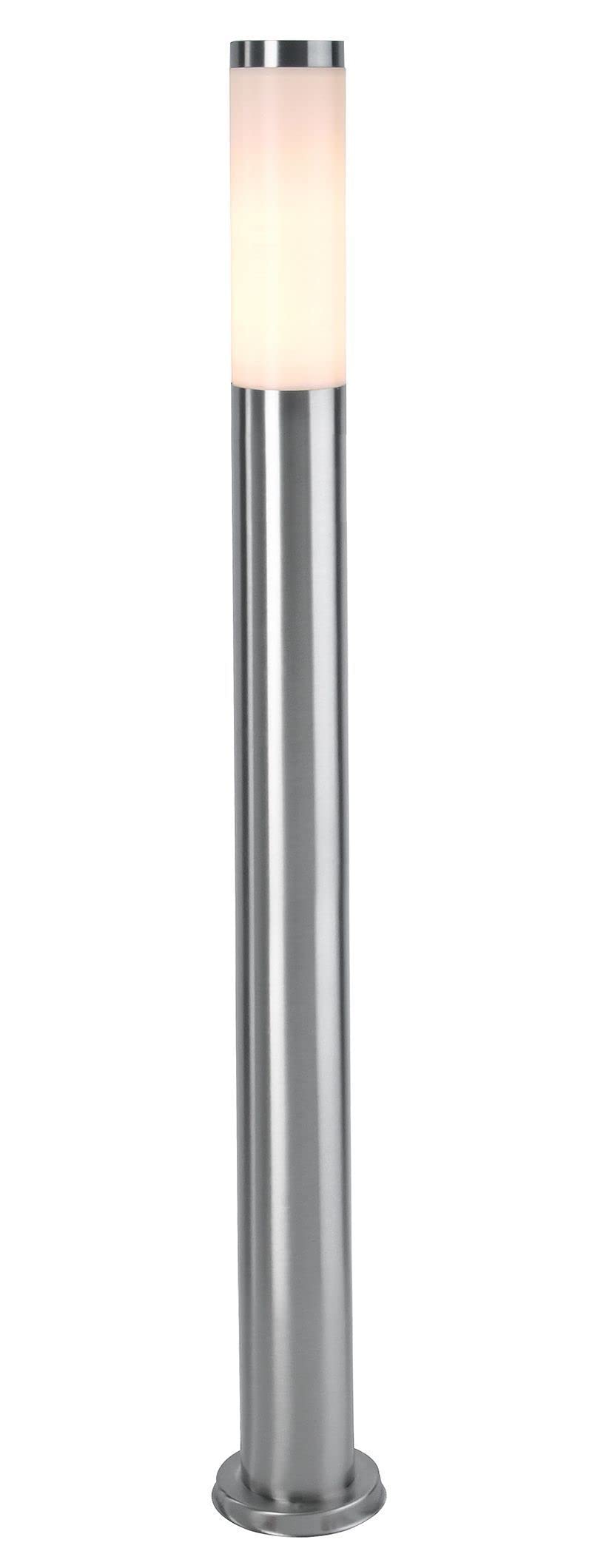 Deko-Light | Pollerleuchte Stehlampe Wegebeleuchtung aussen outdoor E27 Höhe 110cm Edelstahl | Nova