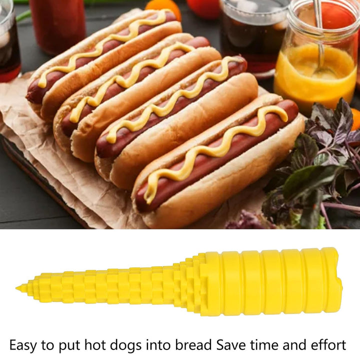 Hotdogger, Hot-Dog-Spiralschneider, Grillwerkzeug, Hotdog-Brötchenbohrer, Werkzeug, Backzubehör, Kre