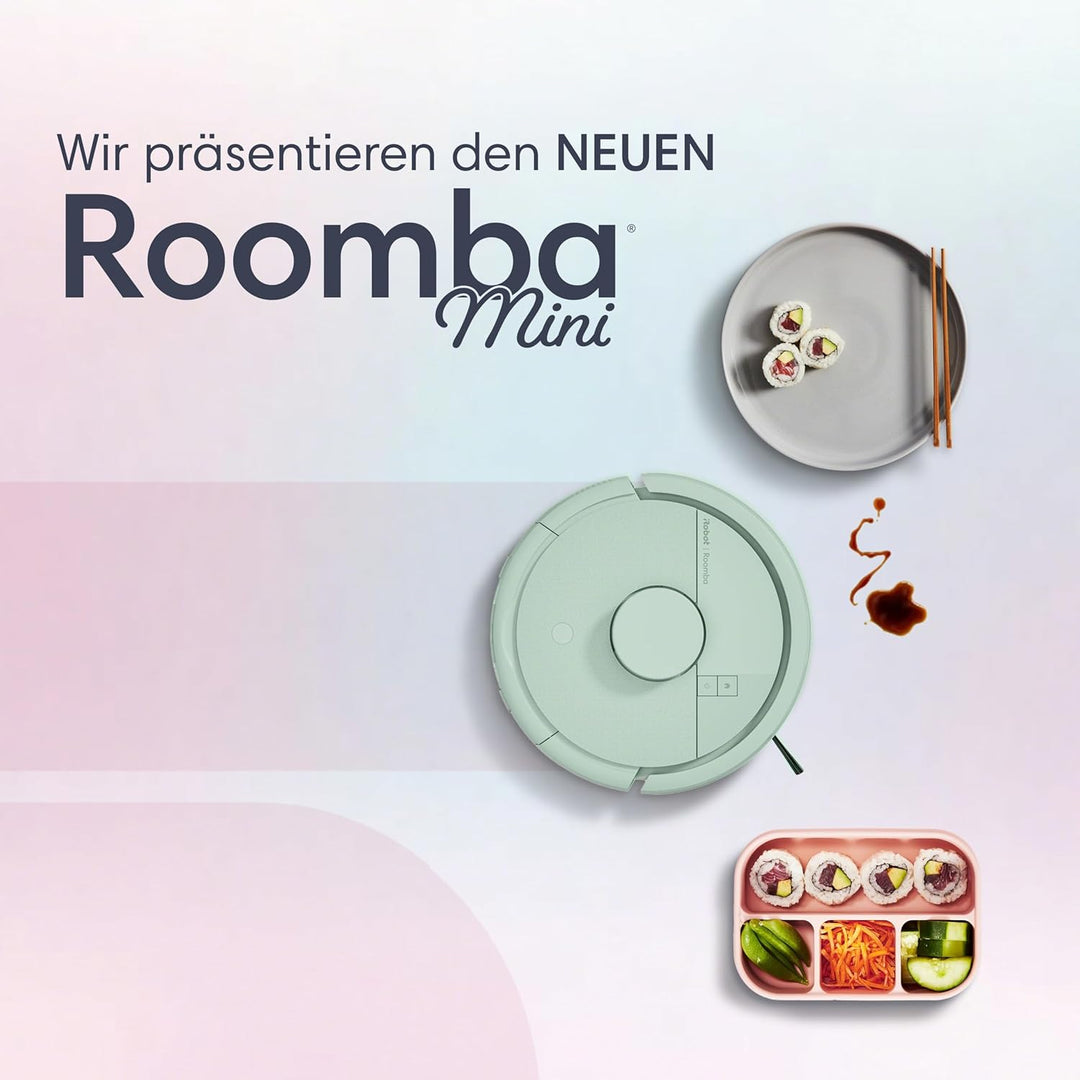 iRobot Roomba® Mini Saug- & Wischroboter + AutoEmpty™ Dock, Minze, Minze