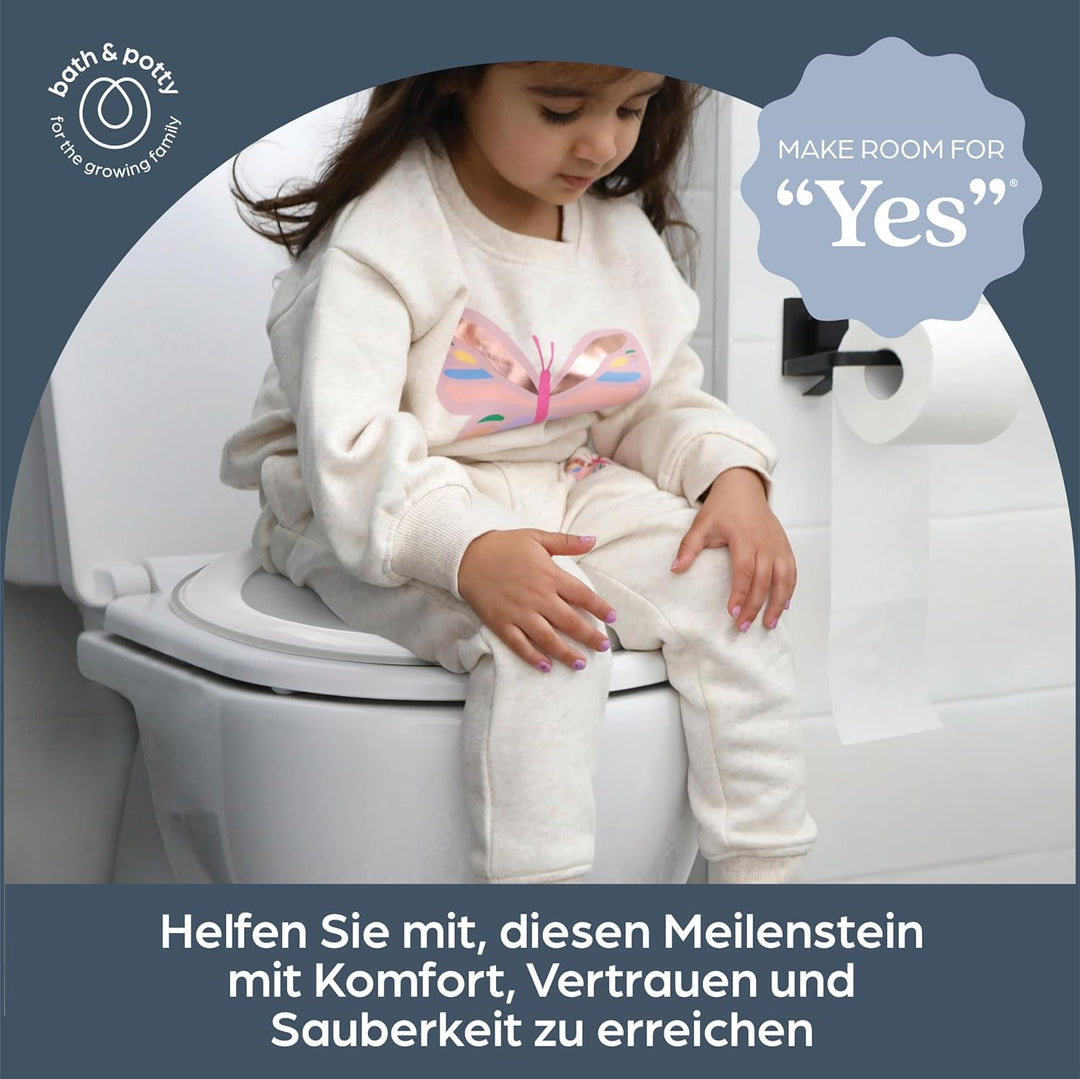 Dreambaby G7001BB Toilettensitz und Tritthocker, konturiert, Grau, Set