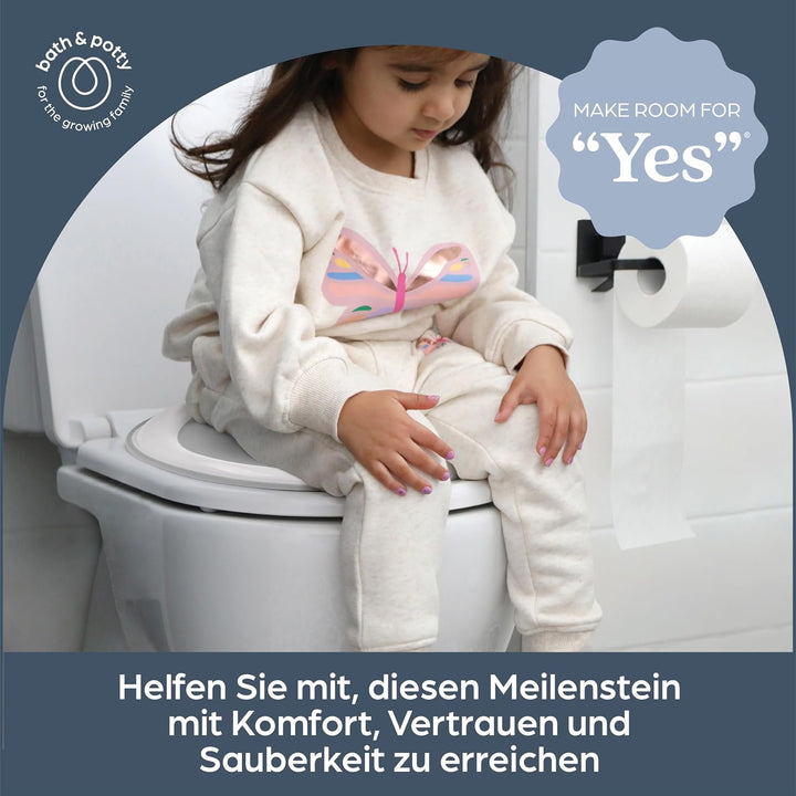 Dreambaby G7001BB Toilettensitz und Tritthocker, konturiert, Grau, Set