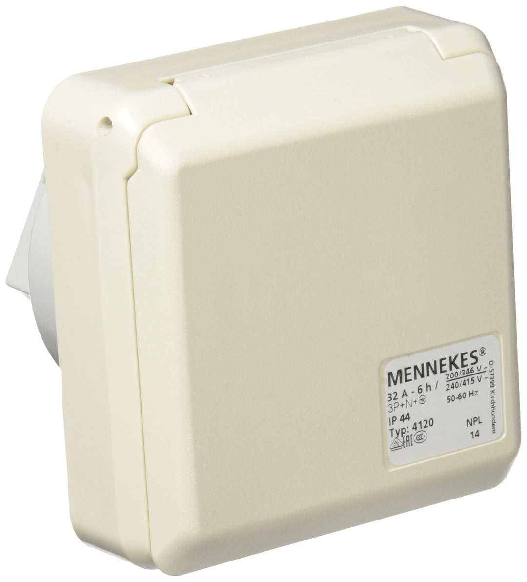 CEE-ANBAUDOSE IP44 32A5P MENNEKES 4120