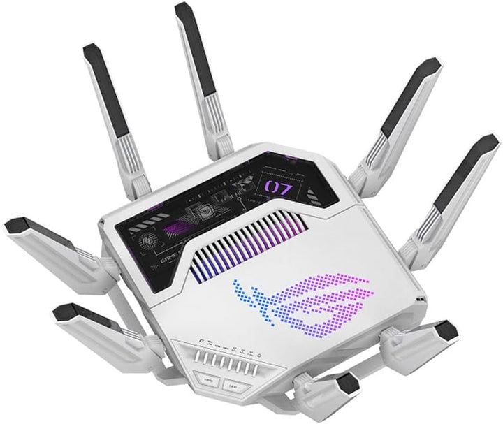 ASUS ROG Rapture GT-BE19000AI Tri-Band Gaming Router (320MHz, WiFi 7, 802.11be, bis zu 325m² Abdecku