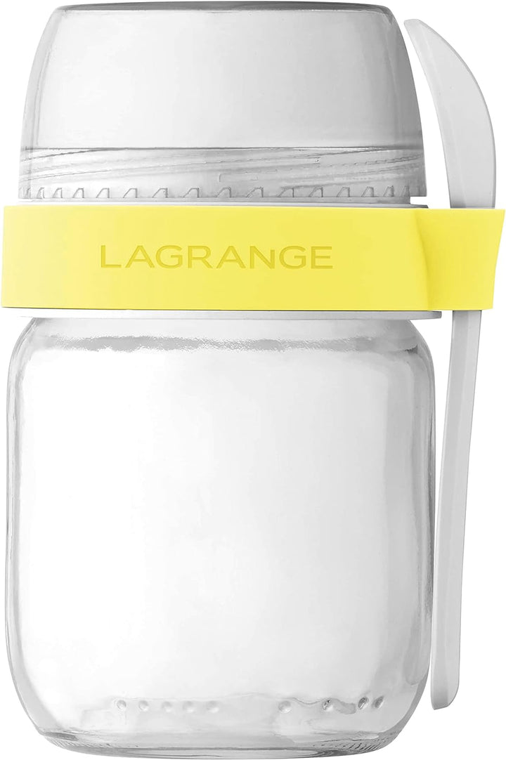 LAGRANGE 440401 2 Fächer, Edelstahl, gelb