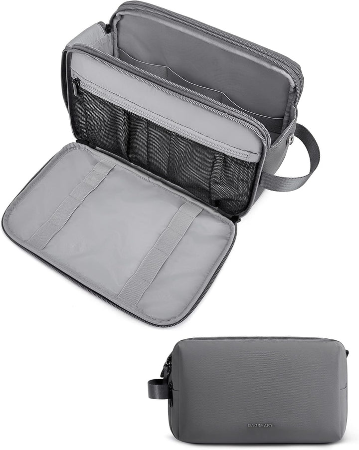 BAGSMART Kulturtasche für Herren,Travel Toiletry Organizer Dopp Kit Wasserabweisende Rasiertasche fü