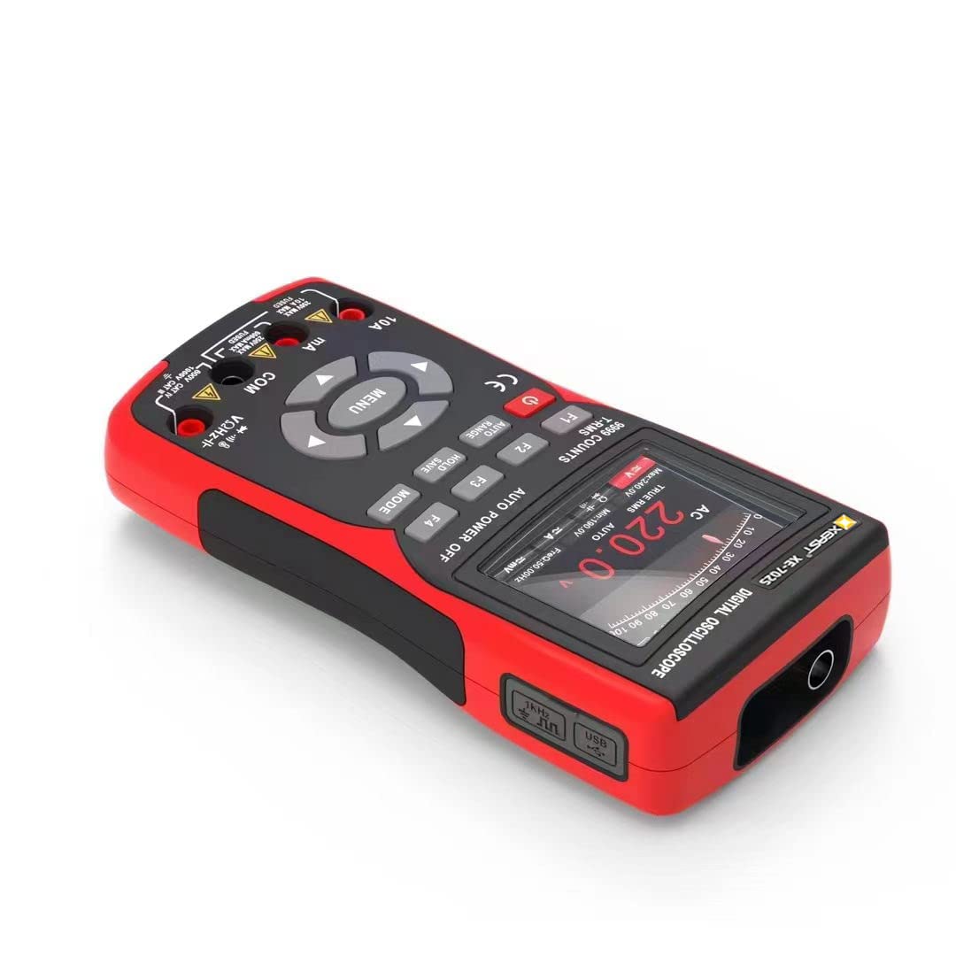 Handheld Oszilloskop, 9999 Counts Digital Multimeter, 3-in-1 Universal Tester, 10MHz Bandbreite 48MS