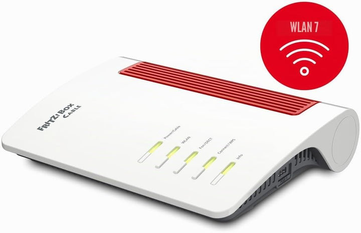 Fritz!Box 6670 Kabel | Wi-Fi 7 Router mit Kabelmodem, Zigbee & DECT ULE, 2,5 Gigabit LAN, Mesh Wi-Fi