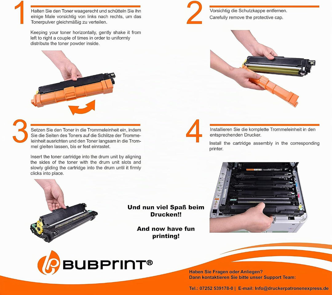 Bubprint Toner kompatibel als Ersatz für Brother TN-247 TN-247Y für DCP-L3510CDW DCP-L3550CDW HL-L32