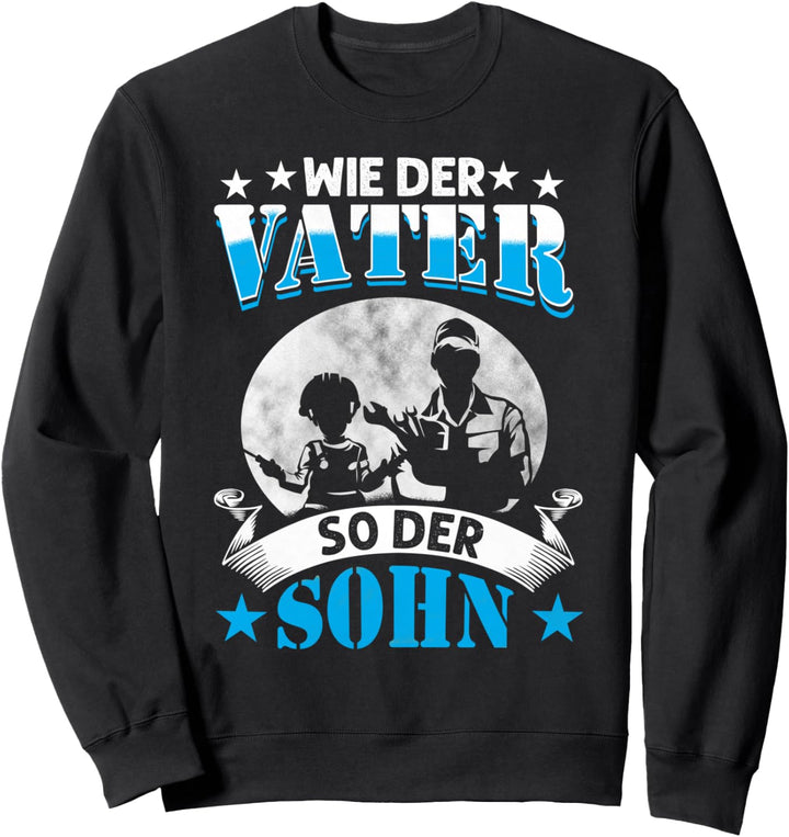 Vater und Sohn Partnerlook Weihnachten Geschenk Mechaniker Sweatshirt