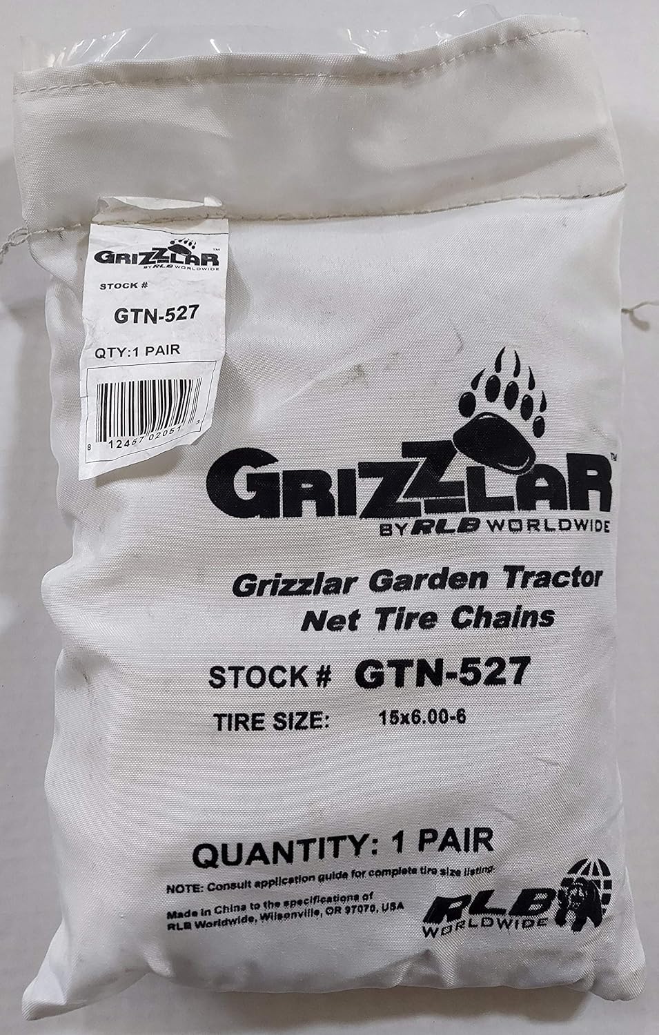 Grizzlar GTN-527E Schneeketten 15x6.00-6