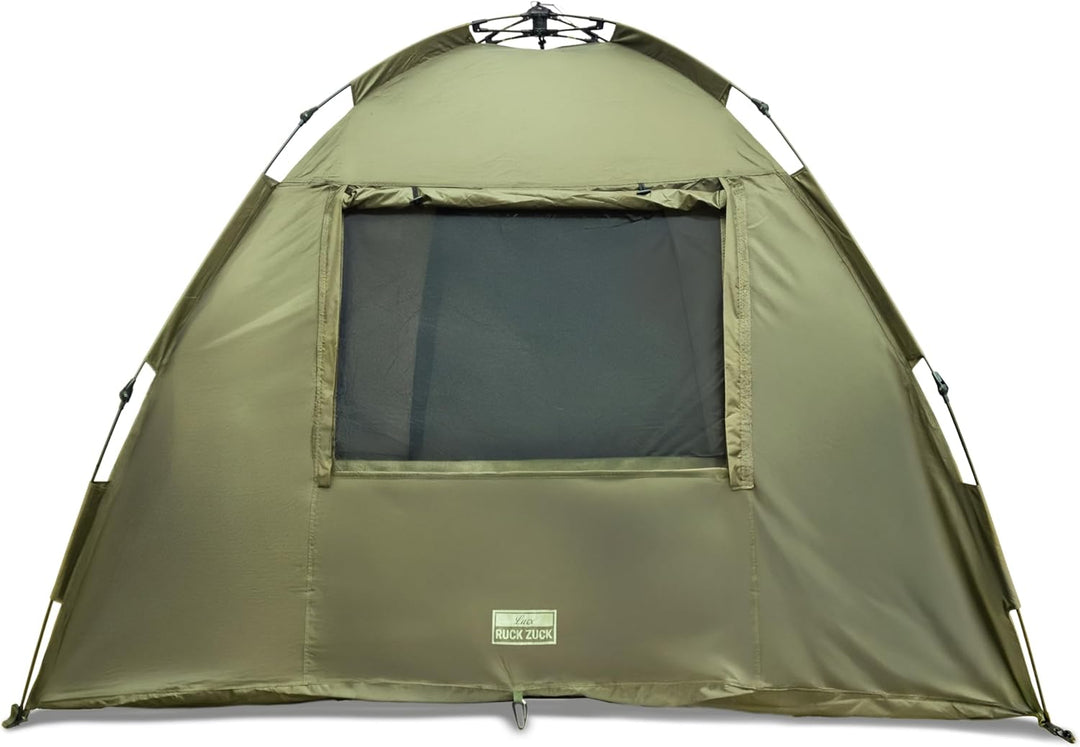 Lucx® Ruck Zuck Zelt/Angelzelt / 1-2 Man Bivvy / 1-2 Mann Karpfenzelt/Campingzelt/Sekundenzelt/Schne