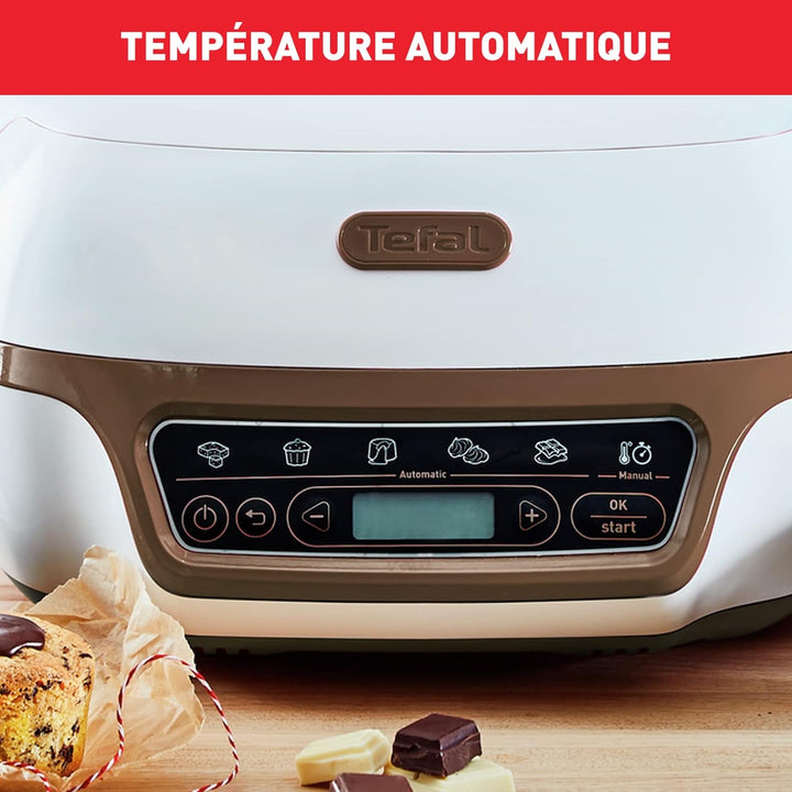 Tefal Cake Factory Smart-Kuchenmaschine, Gerät, Backen, Backen, Brotmaschine, Muffins, 4 Formen, 5 P